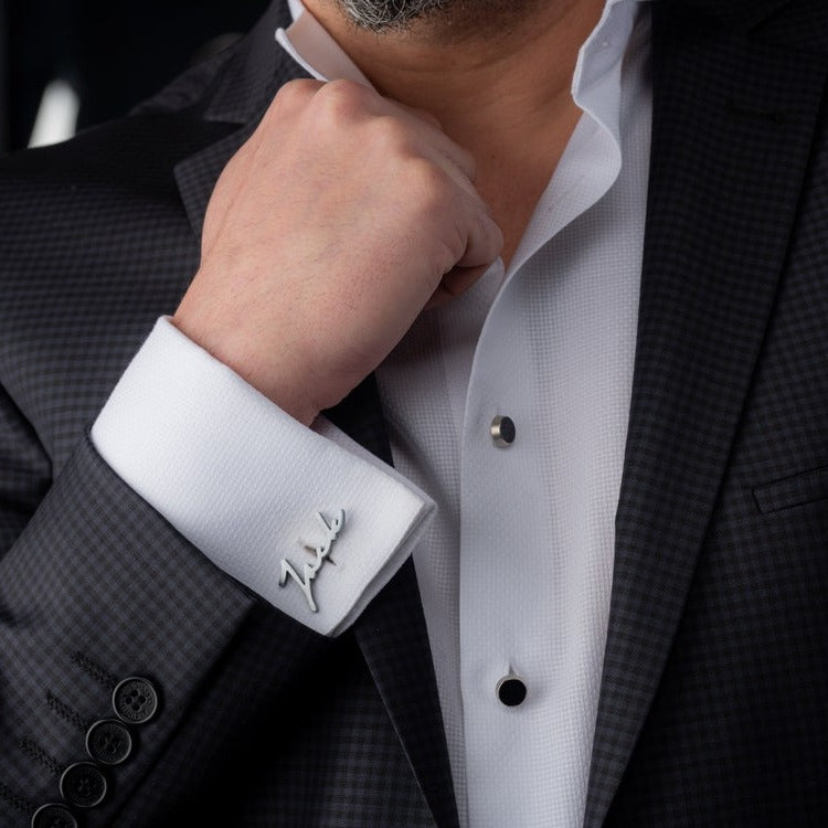 Personalized Name Cufflinks For Groomsmen Gifts