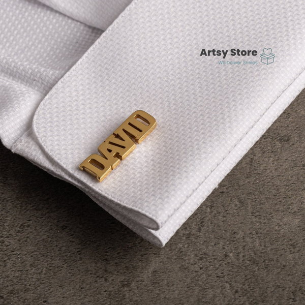 Name Cufflinks by Artsy Store