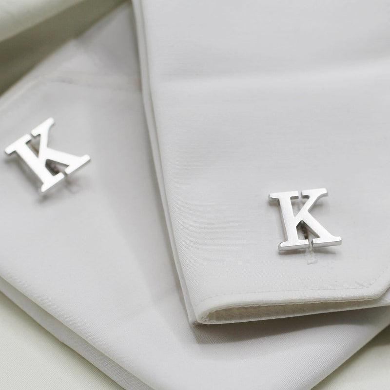 Customized Single Initial Cufflinks