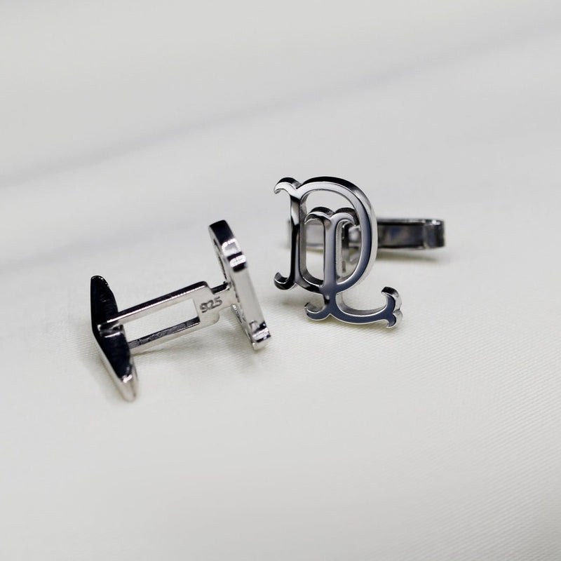 Customized Initials Cufflinks by Artsy Store