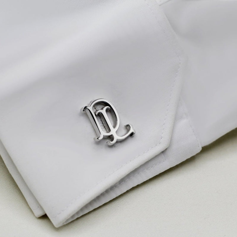 Customized Initials Cufflinks by Artsy Store