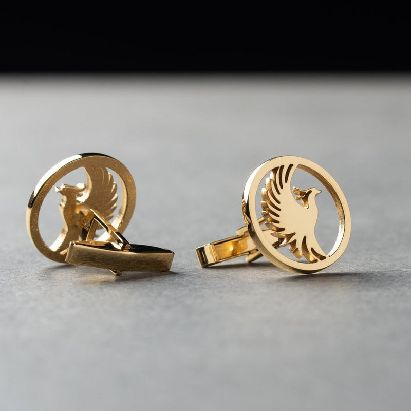 Phoenix Cufflinks by Artsy Store