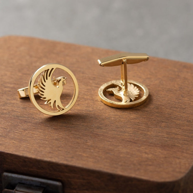 Phoenix Cufflinks by Artsy Store