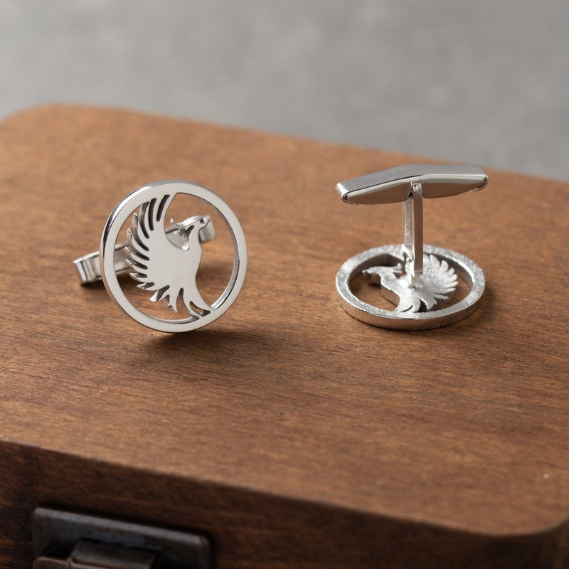 Phoenix Cufflinks by Artsy Store