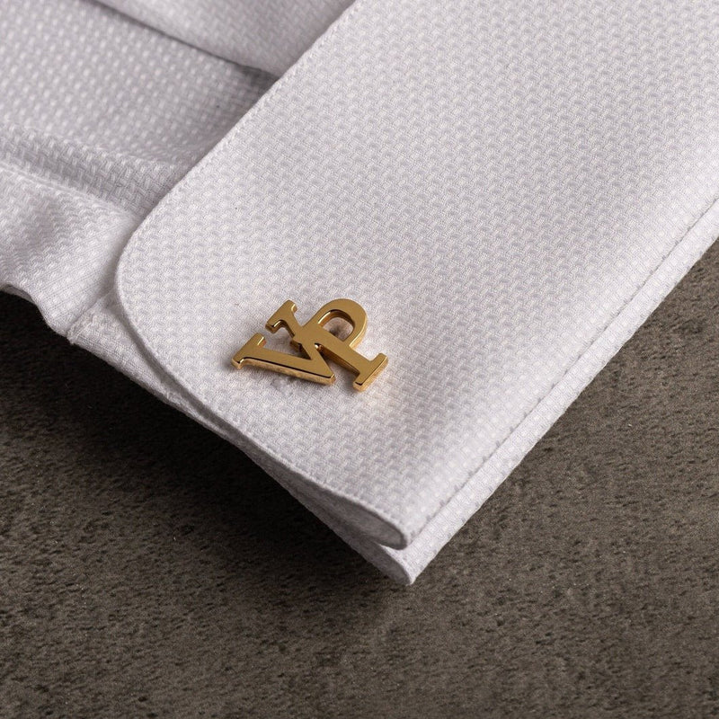 925 Sterling Silver Initials Cufflinks