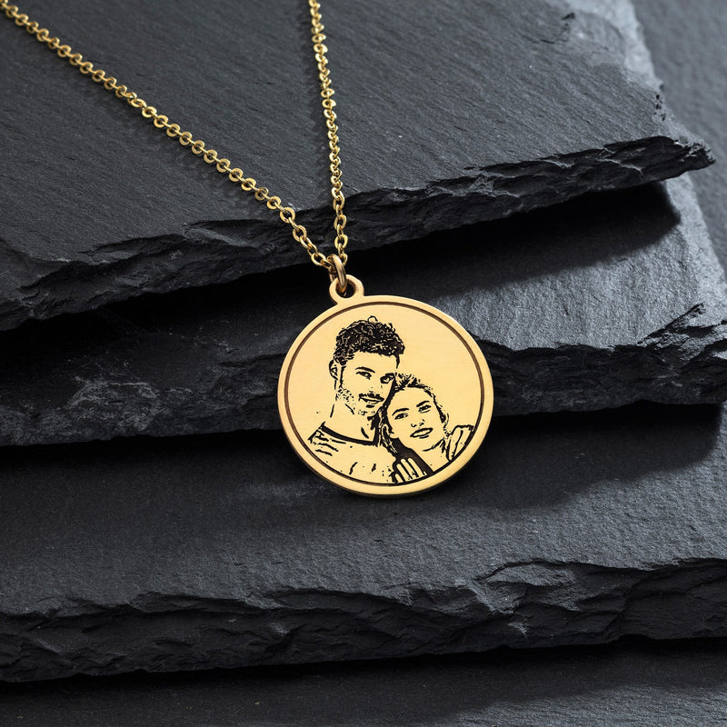 Custom Portrait Necklace