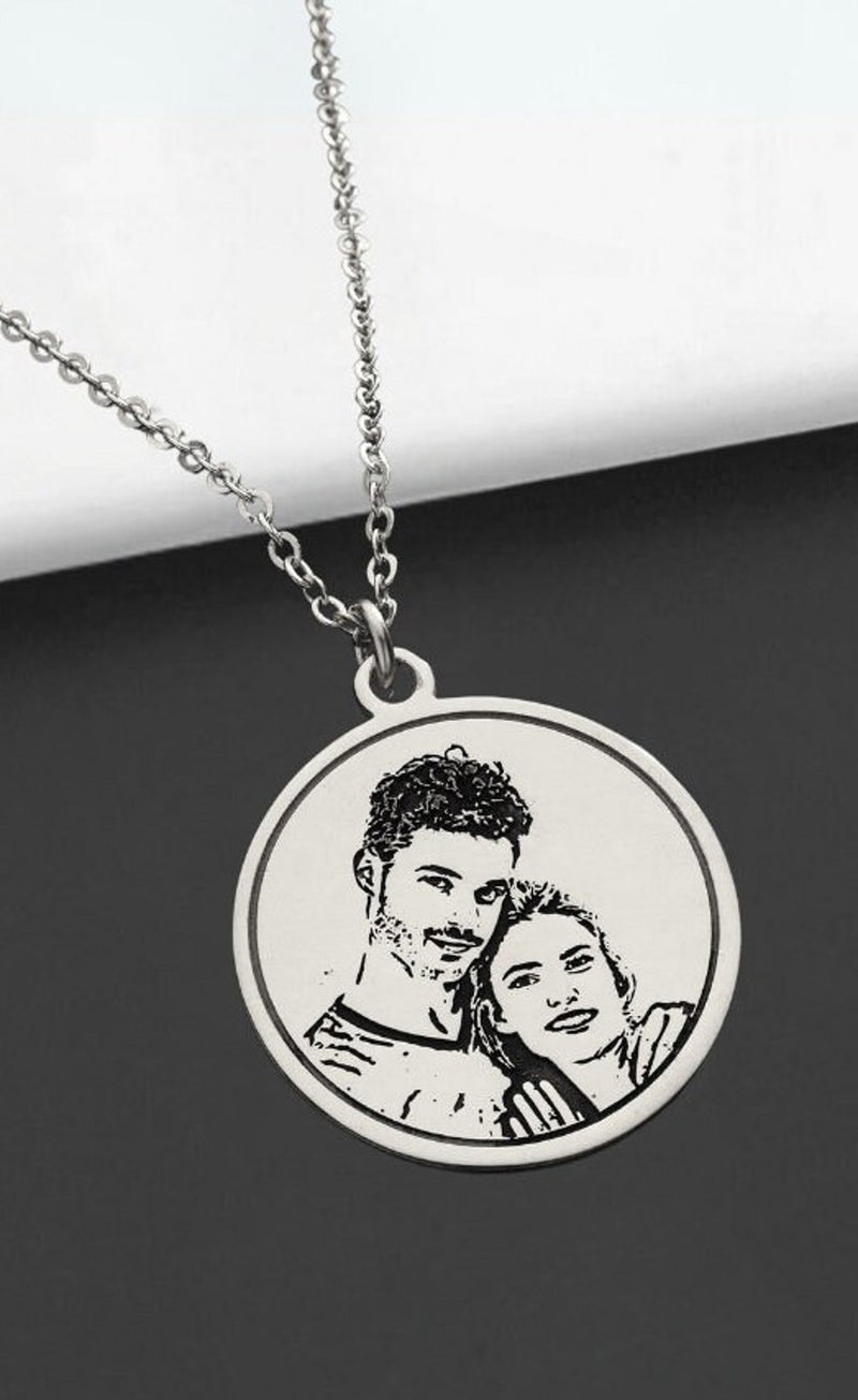 Custom Portrait Necklace