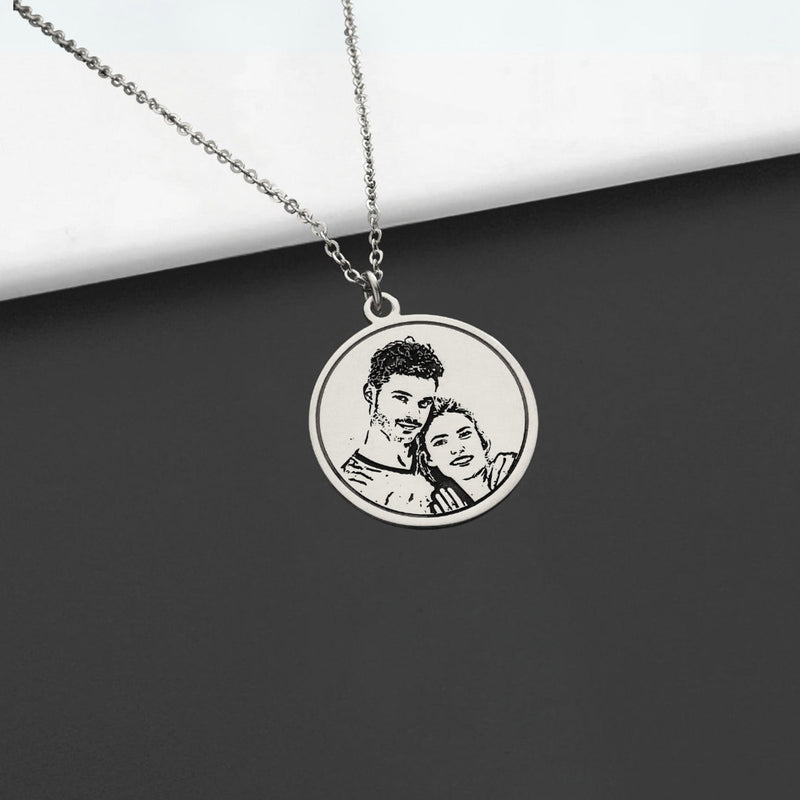 Custom Portrait Necklace