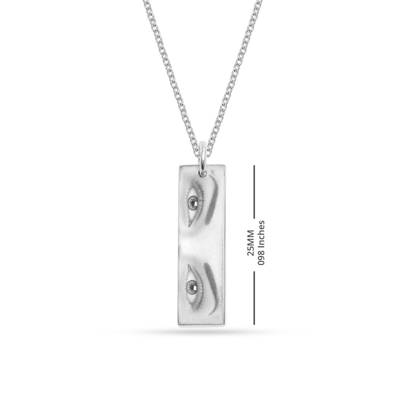 Personalized Photo Engraved Necklace (Eye/Half Face/Full Photo)