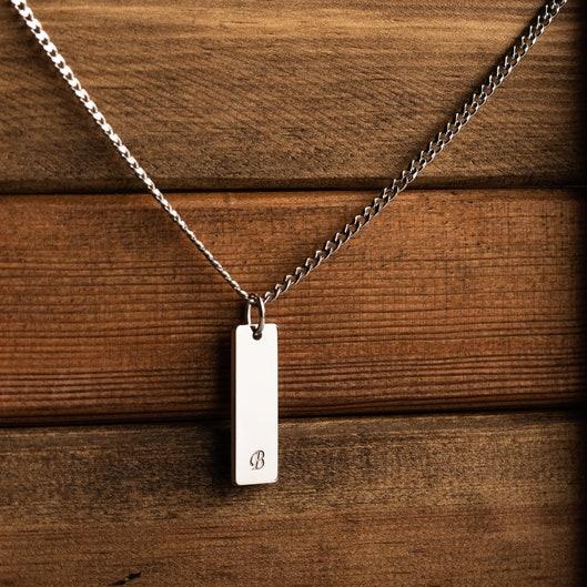 Engraved Custom Necklace for Men