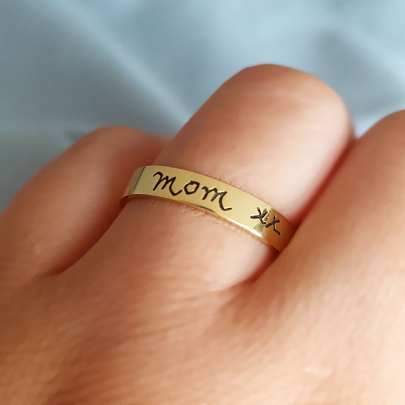 Personalized Engraved Handwriting-Ring