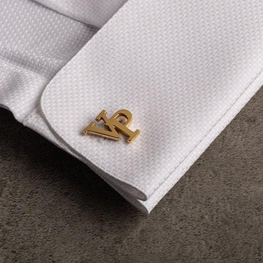 925 Sterling Silver Initials Cufflinks