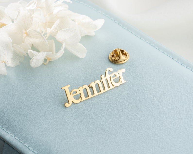 Personalized Name Brooch