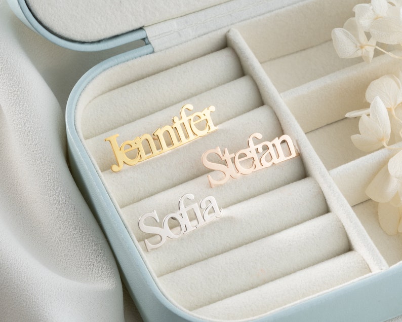 Personalized Name Brooch