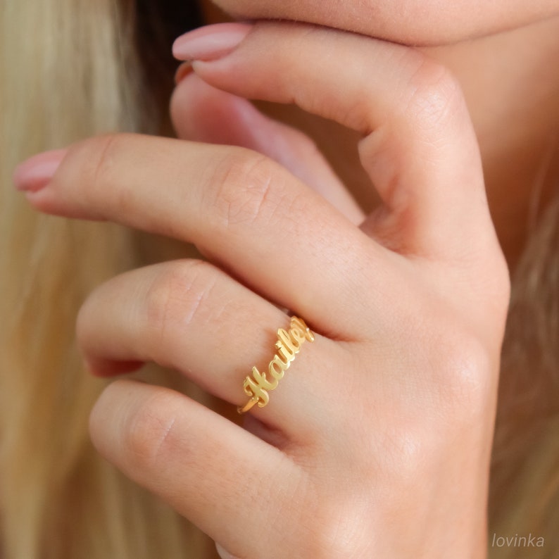 Personalized Name Ring