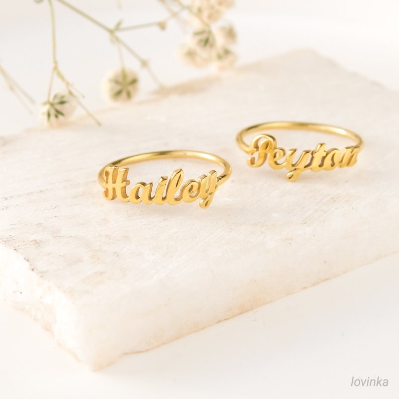 Personalized Name Ring