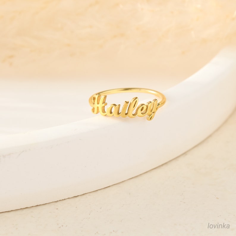 Personalized Name Ring