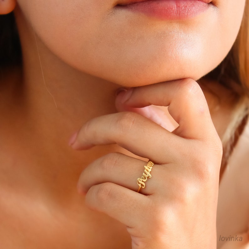 Personalized Name Ring