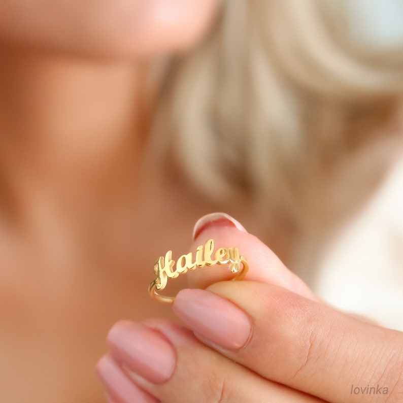 Personalized Name Ring