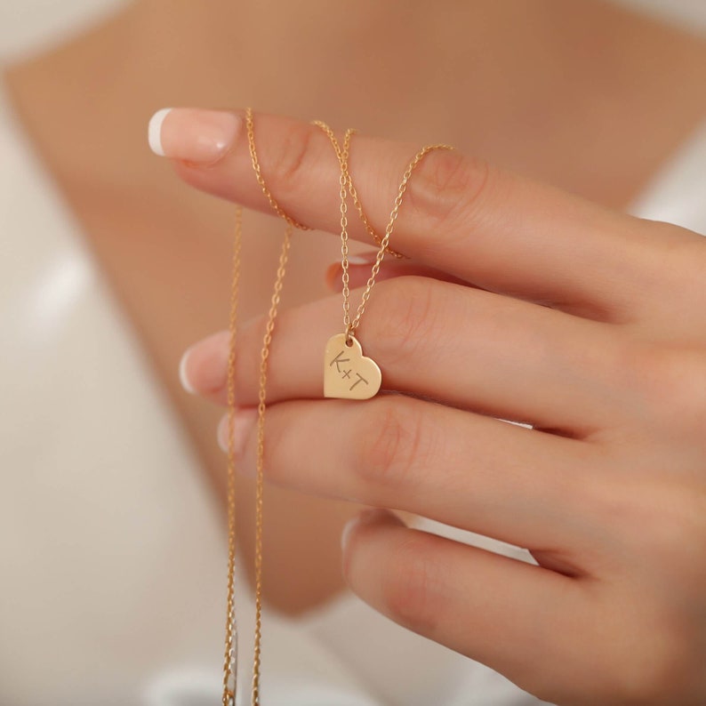 Heart And Letter Necklace