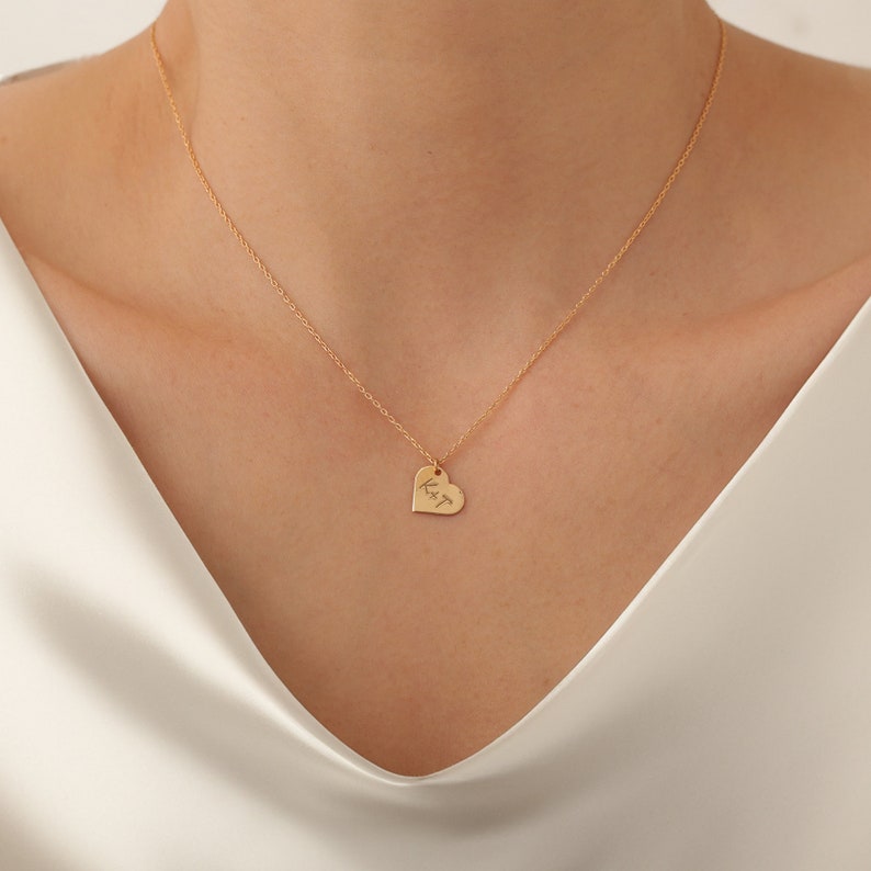 Heart And Letter Necklace