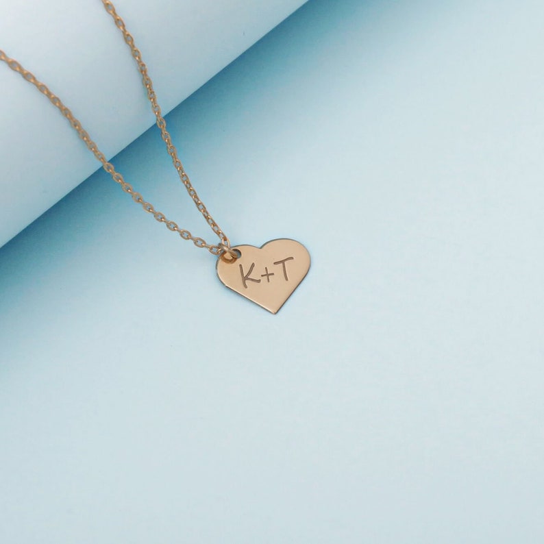 Heart And Letter Necklace