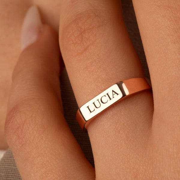 Personalized Custom Name Ring by Artsy Store