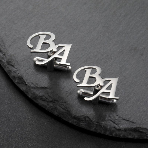 Initials Cufflinks by Artsy Store