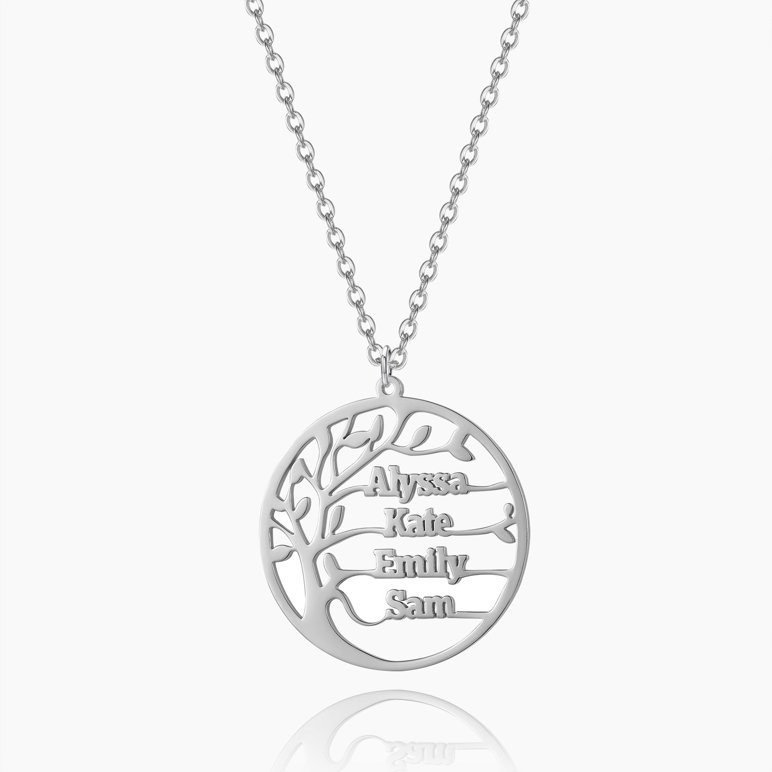 Family Tree Name Necklace